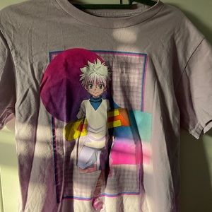 Purple killua shirt in a size small